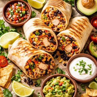 Image of Greatest Ever Loco Chicken Burritos