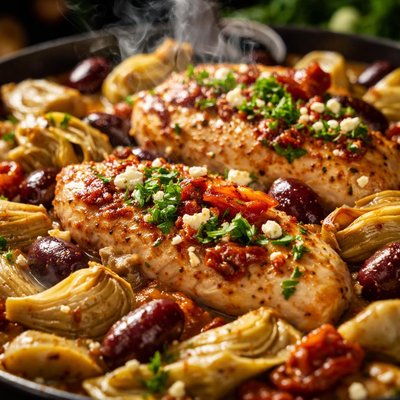 Image of Greek Artichoke Chicken