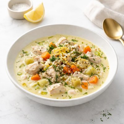 Image of Greek Avgolemono Stew