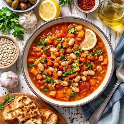 Image of Greek Bean Soup Fasoulada