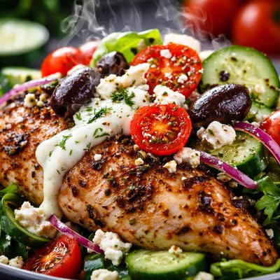 Image of Greek Chicken All Dressed Up