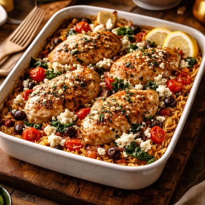Image of Greek Chicken Casserole