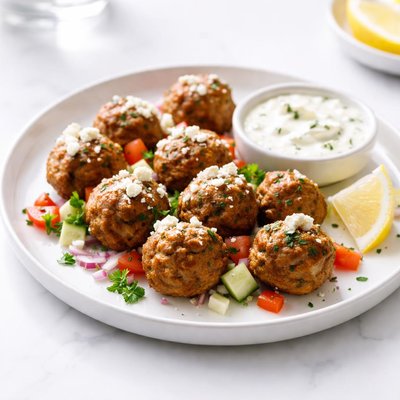 Image of Greek Cocktail Meatballs Keftethes