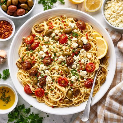 Image of Greek Death by Garlic Pasta