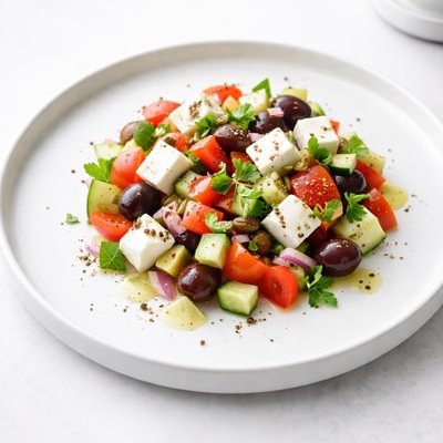 Image of Greek Diced Vegetable Salad