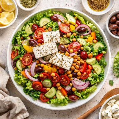 Image of Greek Farmers Green Salad
