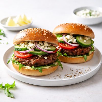 Image of Greek Feta Burgers