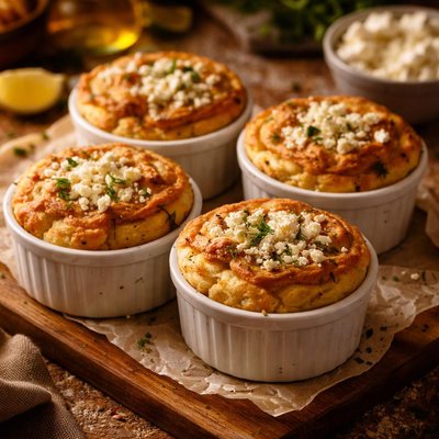 Image of Greek Feta Cheese Souffls