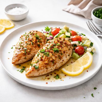 Image of Greek Garlic and Lemon Chicken