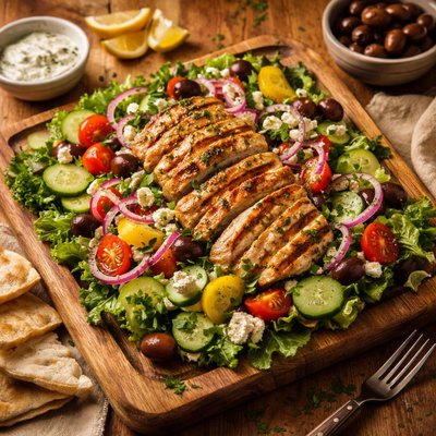 Image of Greek Grilled Chicken Salad