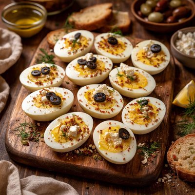 Image of Greek Hard Boiled Eggs Easter Style