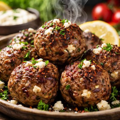 Image of Greek Lamb Feta Meatballs