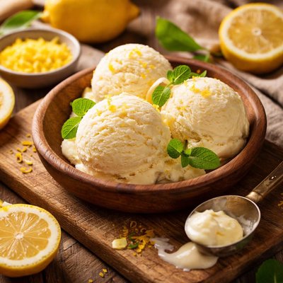 Image of Greek Lemon Ice Cream