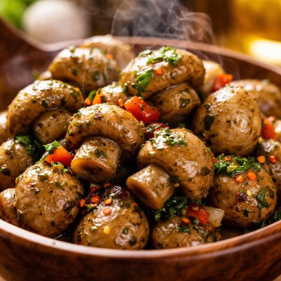 Image of Greek Marinated Mushrooms