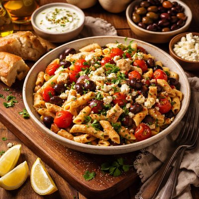 Image of Greek Pasta Dinner