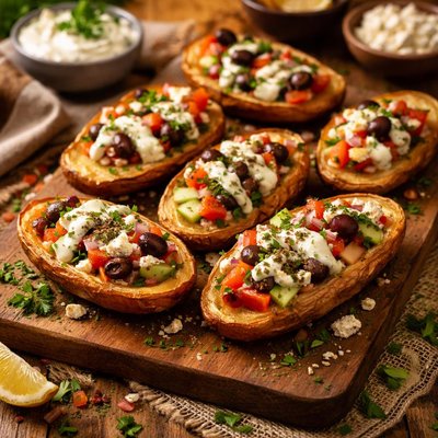 Image of Greek Potato Skins