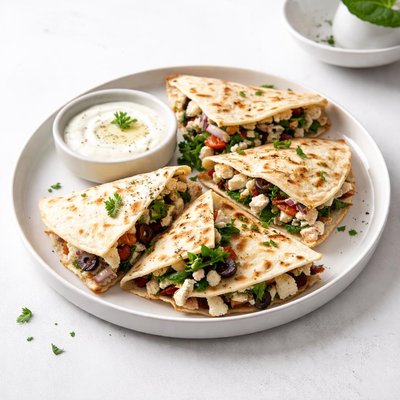 Image of Greek Quesadillas