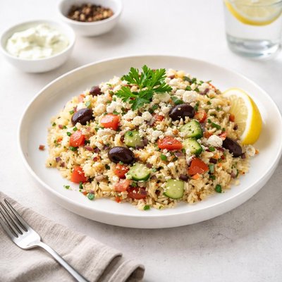 Image of Greek Rice for Lovers of Greek Cuisine