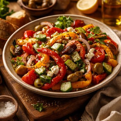 Image of Greek Roasted Pepper Salad
