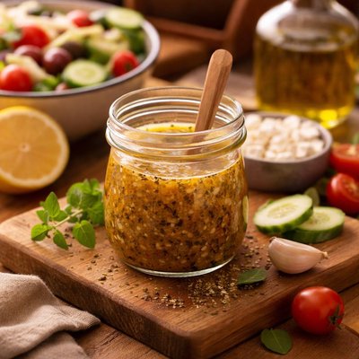 Image of Greek Salad Dressing Lightened Up