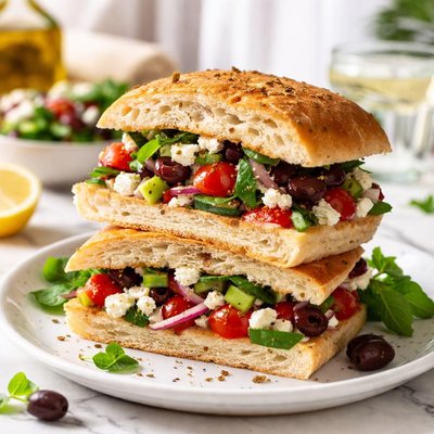 Image of Greek Salad Sandwich
