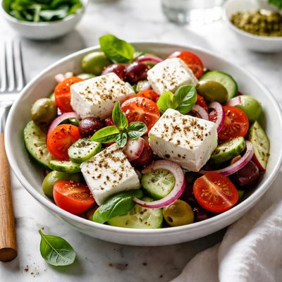 Image of Greek Salad W Feta and Olives