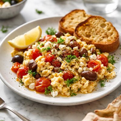 Image of Greek Scrambled Eggs