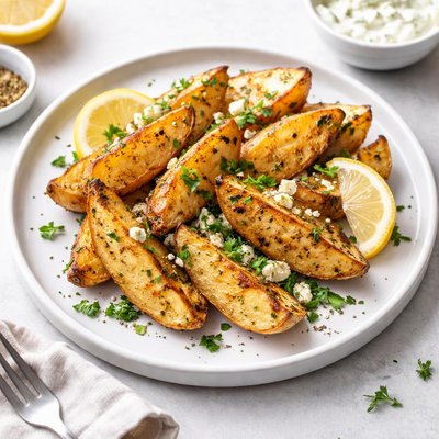 Image of Greek Seasoned Baked Potatoes