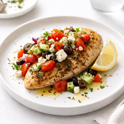 Image of Greek Seasoned Smothered Chicken