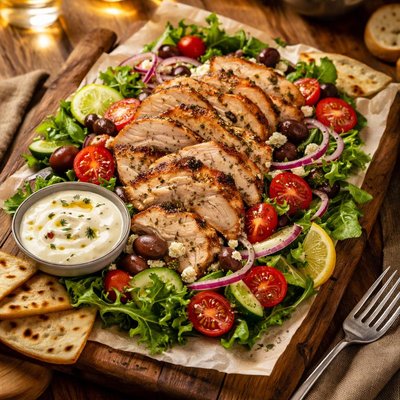 Image of Greek Seasoning Chicken Salad