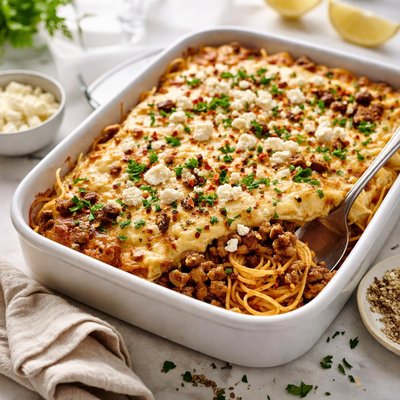 Image of Greek Spaghetti Casserole