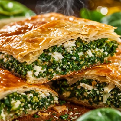 Image of Greek Spinach Pie Spanakopita