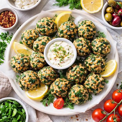 Image of Greek Spinach Rice Balls