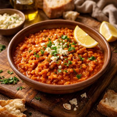 Image of Greek Split Peas with Tomato Sauce