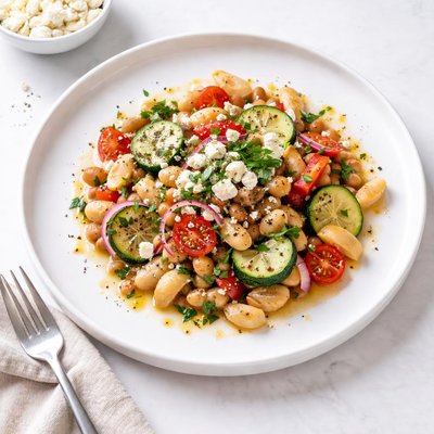 Image of Greek Style Cannellini and Vegetables