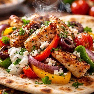 Image of Greek Style Fajitas