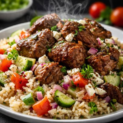 Image of Greek Style Lamb with Rice