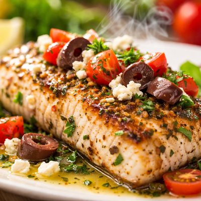 Image of Greek Style Marinated Mahi Mahi