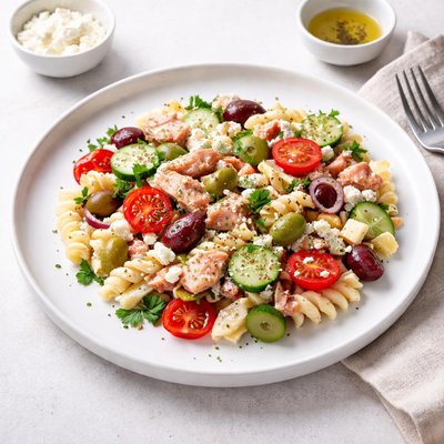Image of Greek Tuna Pasta Salad