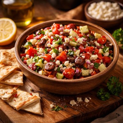 Image of Greek Vegetable Salsa