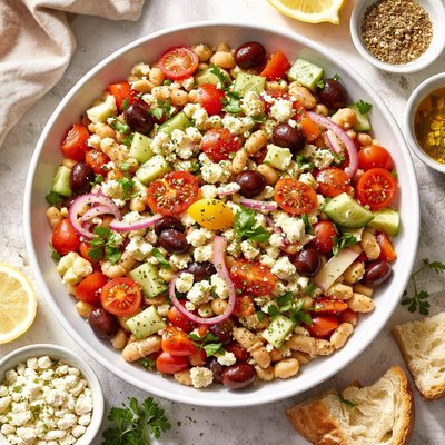 Image of Greek White Bean Salad