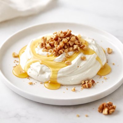 Image of Greek Yogurt with Honey and Walnuts