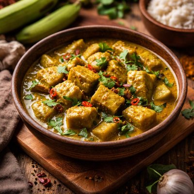 Image of Green Banana Curry