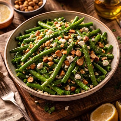 Image of Green Bean and Hazelnut Salad
