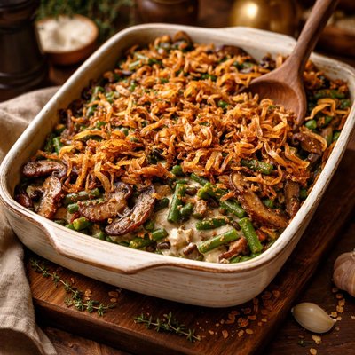 Image of Green Bean and Portabella Casserole