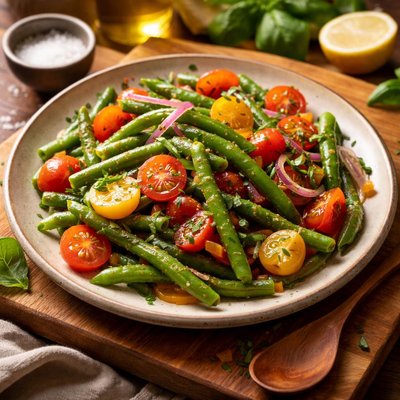 Image of Green Bean and Tomato Vinaigrette