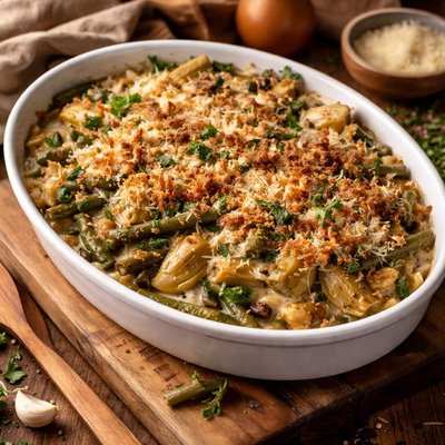 Image of Green Bean Artichoke Casserole