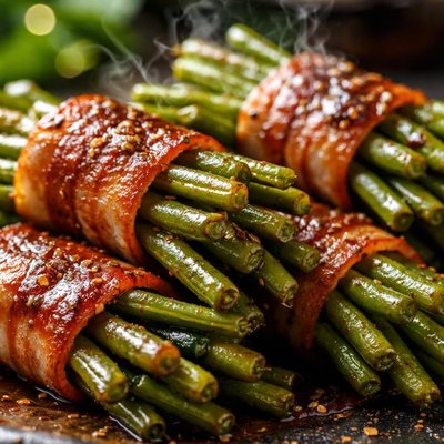 Image of Green Bean Bacon Wraps