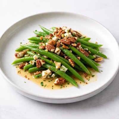 Image of Green Bean Salad with Toasted Pecan Vinaigrette
