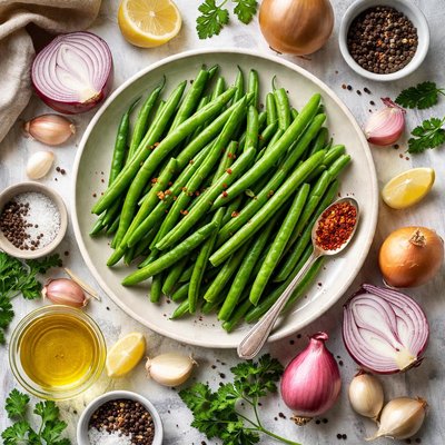 Image of Green Beans and Onions